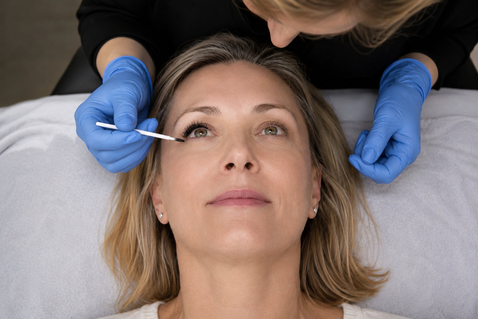 Professional lash tint service at ästhetik spa and skincare in Punta Gorda Florida